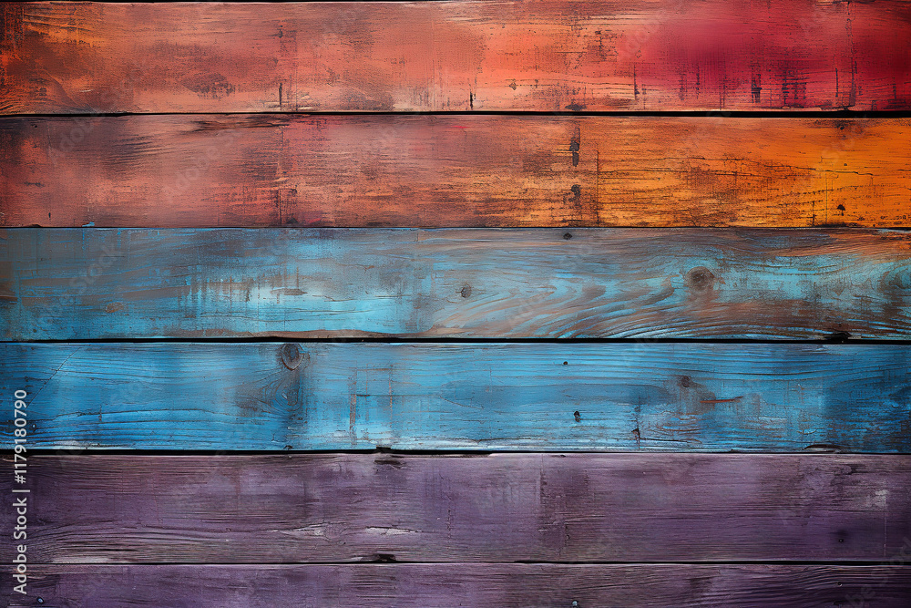 Obraz premium Amazing vintage abstract painted wooden texture, ideal for rustic walls, tables, and flooring