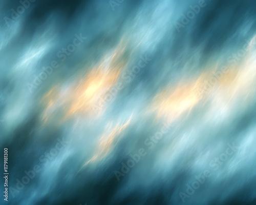 Abstract blue and orange swirl background.