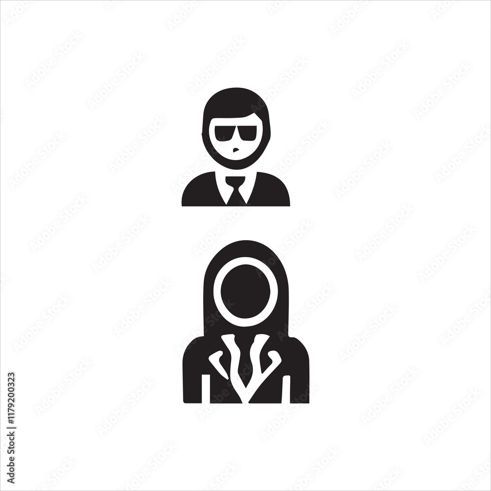 business person icon business person icon