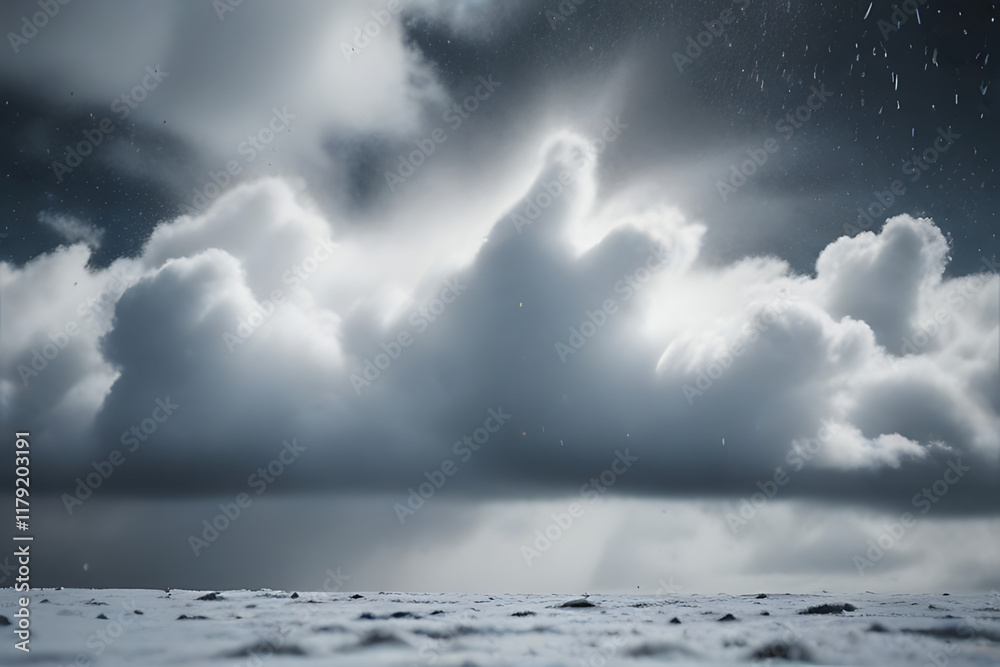 Fototapeta premium clouds over water