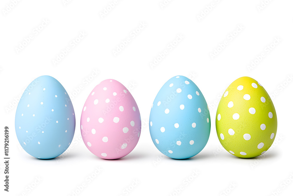 Colorful easter eggs collection isolated on white background Colorful easter eggs collection isolated on white background
