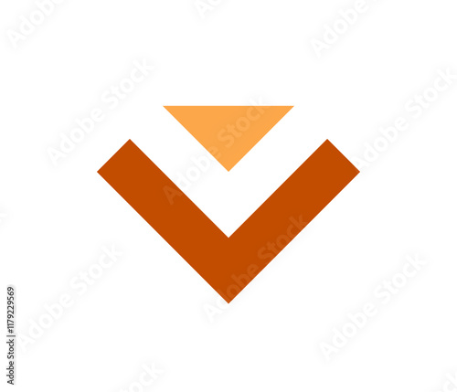 Abstraktes, elegantes Logo