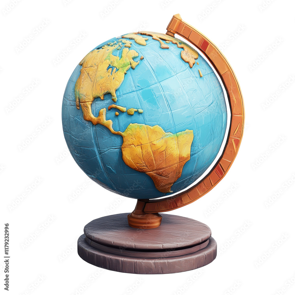 Globe Icon Representing Global Connectivity and Travel on Transparent Background Globe Icon Representing Global Connectivity and Travel on Transparent Background