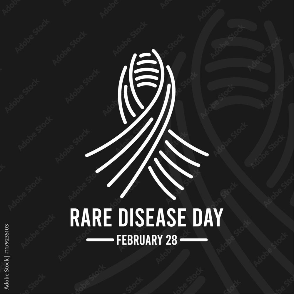 Vector Illustration of Rare Disease Day. February 28. Flat design vector. Poster, banner, card, background. Vector Illustration of Rare Disease Day. February 28. Flat design vector. Poster, banner, card, background.