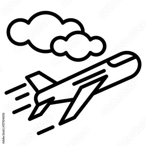 aircraft single icon
