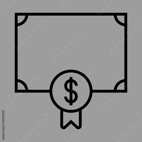 Share Certificate icon Design