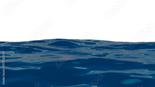 波打つ海面の背景画像、背景透明素材、海