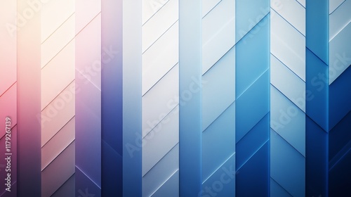 Abstract geometric design with a color gradient