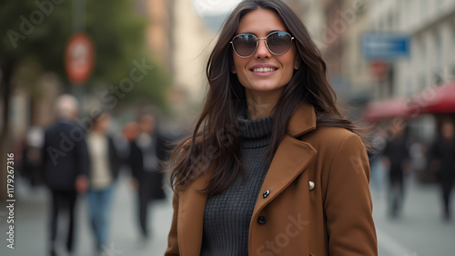 Street style photography 2023. Fashionable individuals in urban settings. Ultra realistic urban fashion photography. Trendy outfits in city environments.