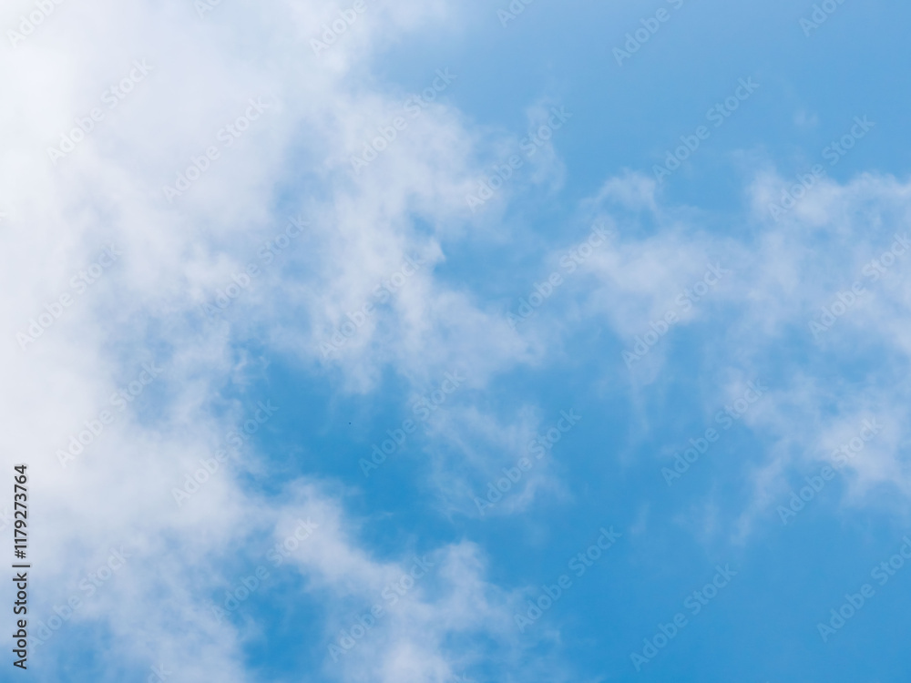 1月の青空と白い雲60 1月の青空と白い雲60
