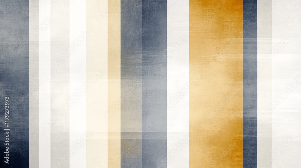 Abstract striped pattern with varying shades of blue, white, and gold. Abstract striped pattern with varying shades of blue, white, and gold.
