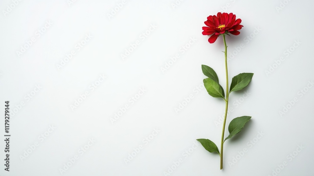 Youth and age flower (Zinnia elegans) isolated on a plain white background, emphasizing its natural elegance and details. Youth and age flower (Zinnia elegans) isolated on a plain white background, emphasizing its natural elegance and details.