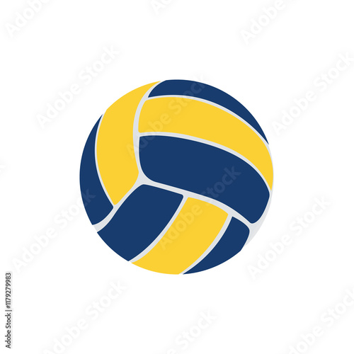 Volleyball ball beach vector emoji illustration sports