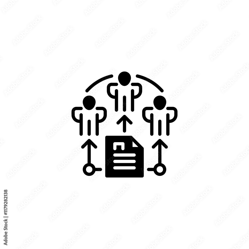 Delegation line icon. Universal creative premium symbol. Vector sign icon logo template. Vector illustration Delegation line icon. Universal creative premium symbol. Vector sign icon logo template. Vector illustration