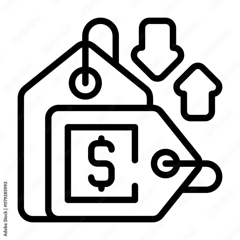 Price Comparison Vector Icon Design Price Comparison Vector Icon Design