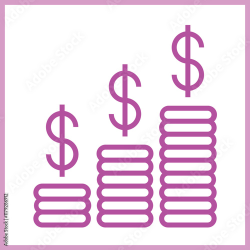 Investment Fund icon Design