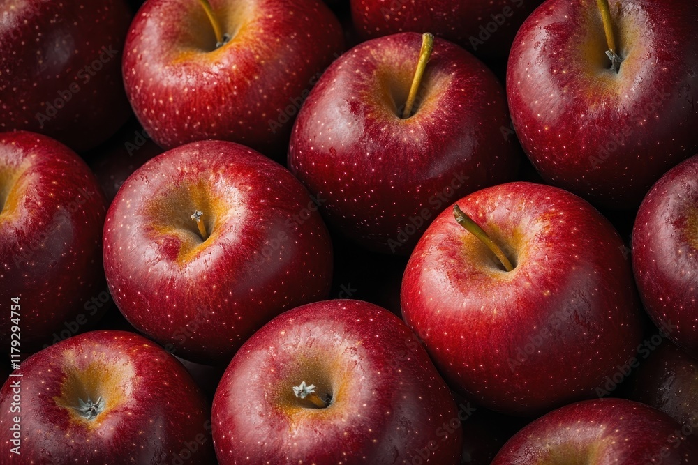 Red apples close-up, textured background, food photography, healthy eating Red apples close-up, textured background, food photography, healthy eating
