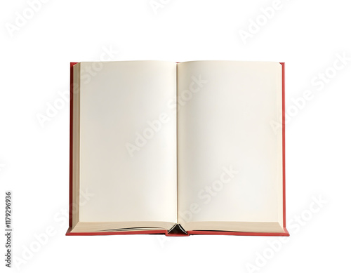open book with blank pages
