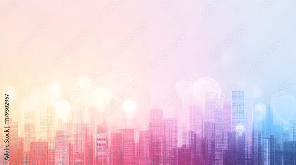 Innovative thinking with light bulbs and brainwave patterns representing creative ideas and problem solving
Innovative thinking with light bulbs and brainwave patterns representing creative ideas and problem solving