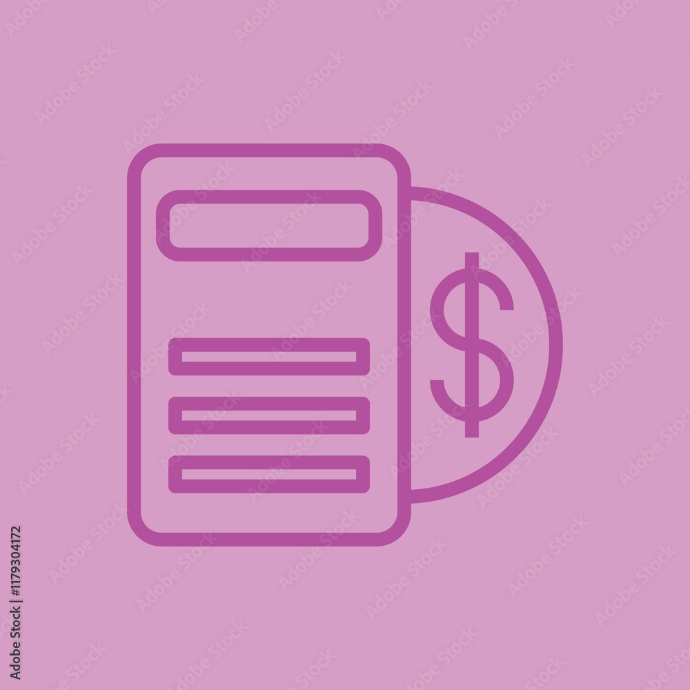 Financial Planning icon Design Financial Planning icon Design