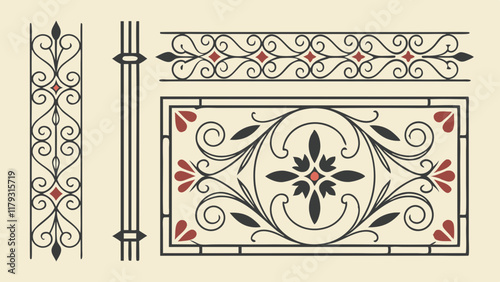Ornate Decorative Elements for Architectural Design