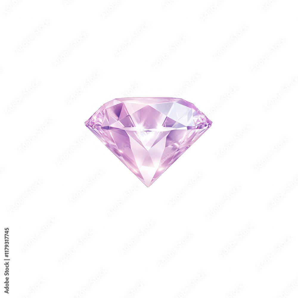 A beautiful, sparkling pink diamond showcasing elegance and luxury., isolated on a transparent background. A beautiful, sparkling pink diamond showcasing elegance and luxury., isolated on a transparent background.