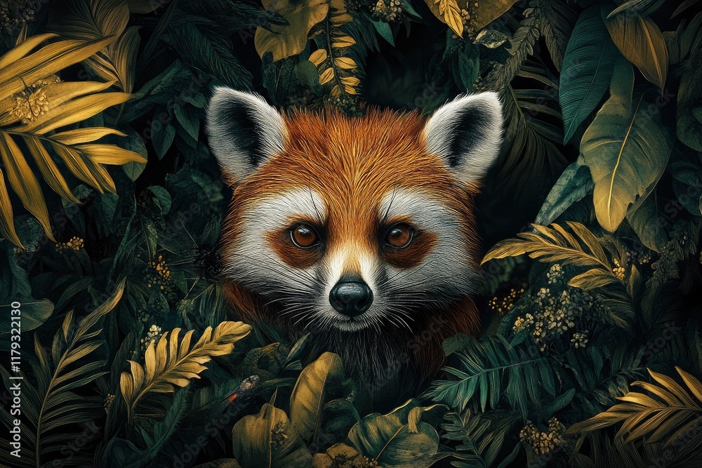Obraz premium World Wildlife Day with the animal in junggle 