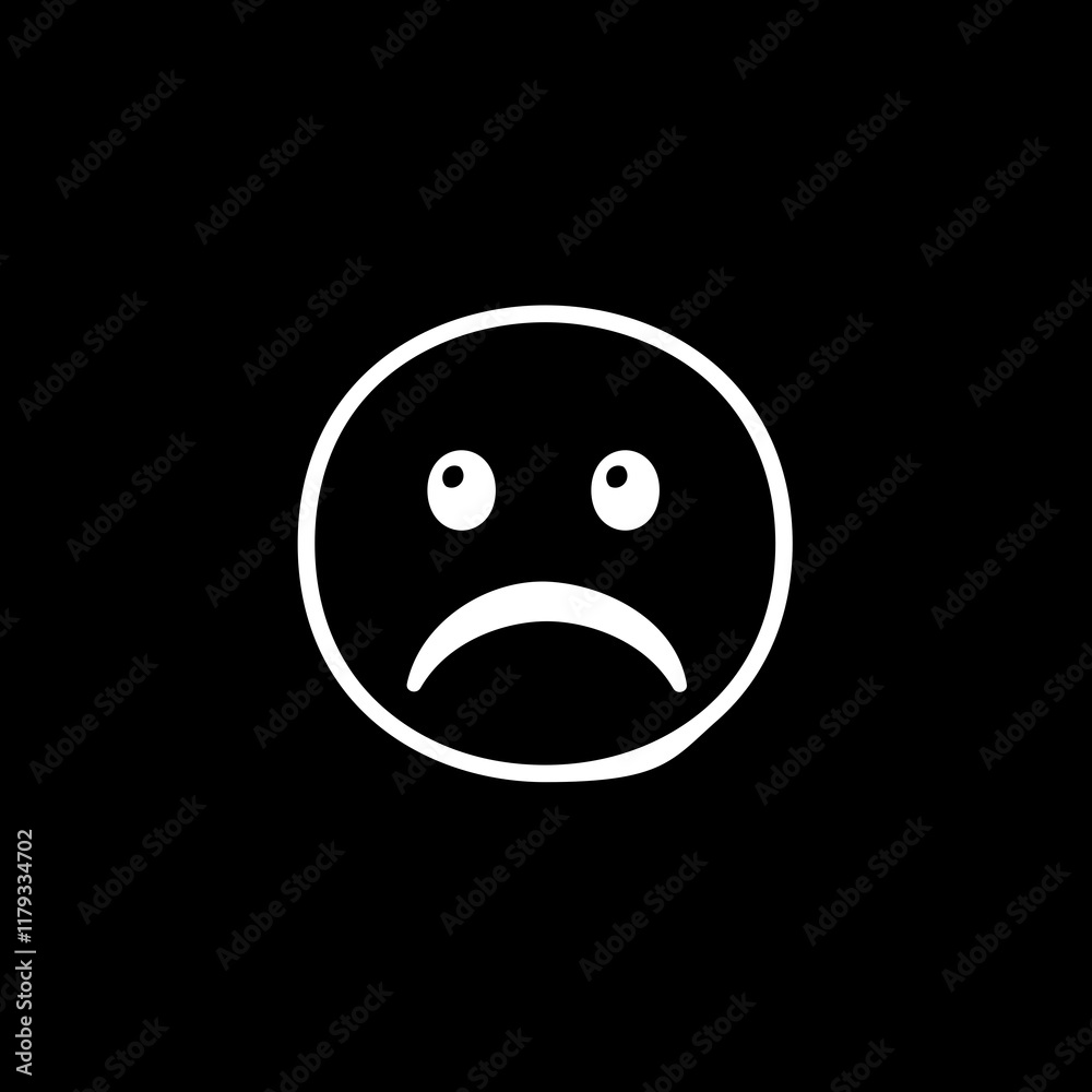 Fototapeta premium Sad Face 