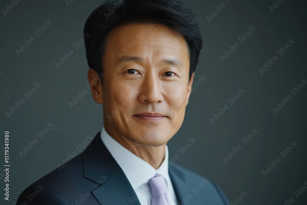 Portrait of a smiling Asian businessman in a suit. (1) Portrait of a smiling Asian businessman in a suit. (1)