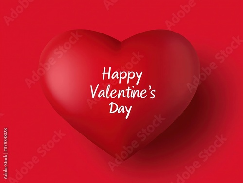 3D Handwritten Valentine's Heart: 