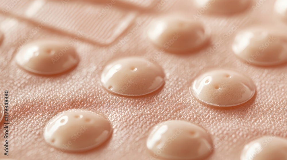 close-up of acne patches placed on specific problem areas, emphasizing overnight effectiveness close-up of acne patches placed on specific problem areas, emphasizing overnight effectiveness