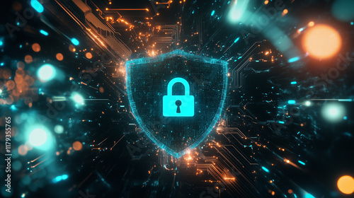 cybersecurity, communications, blue tones, macro