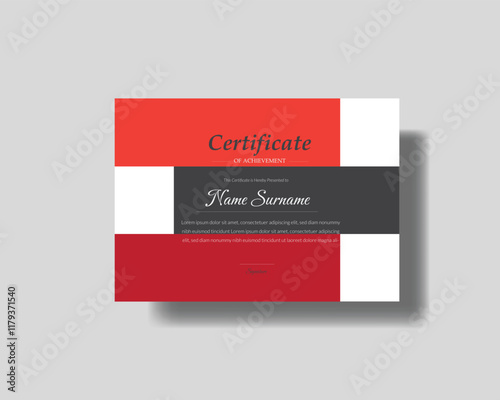 Casual Certificate Design