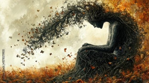 A person embracing the power of forgiveness, their ability to let go of resentment and anger creating inner peace