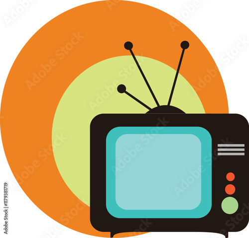 retro tv set