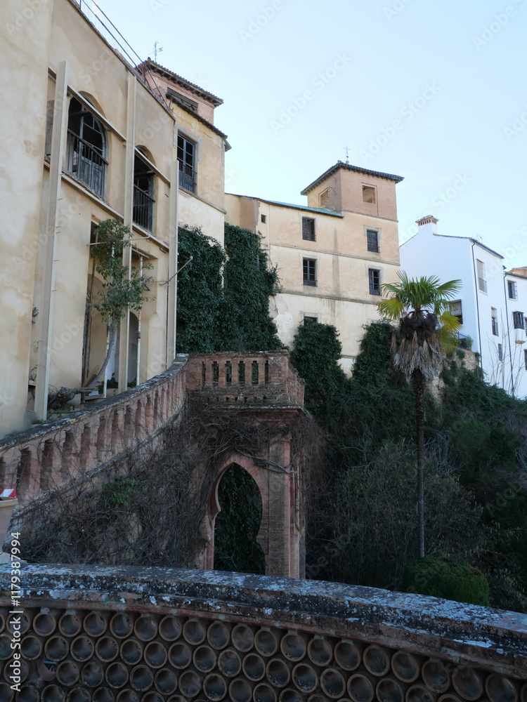 Alter maurischer Palast des Casa del Rey Moro in Ronda Spanien Alter maurischer Palast des Casa del Rey Moro in Ronda Spanien
