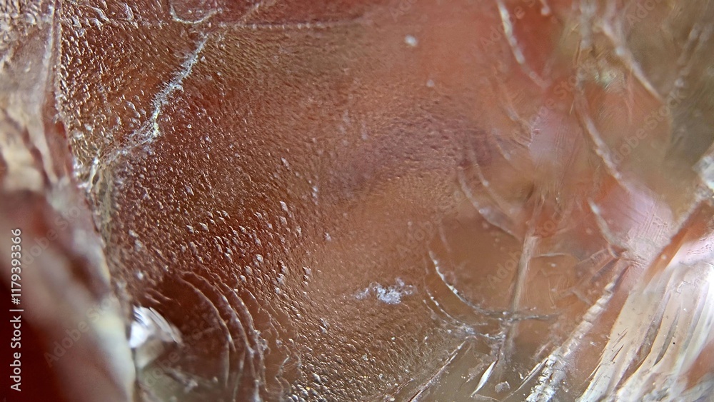 Fototapeta premium macro photography of the surface of a topaz crystal 8