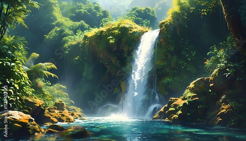 waterfall in the forest