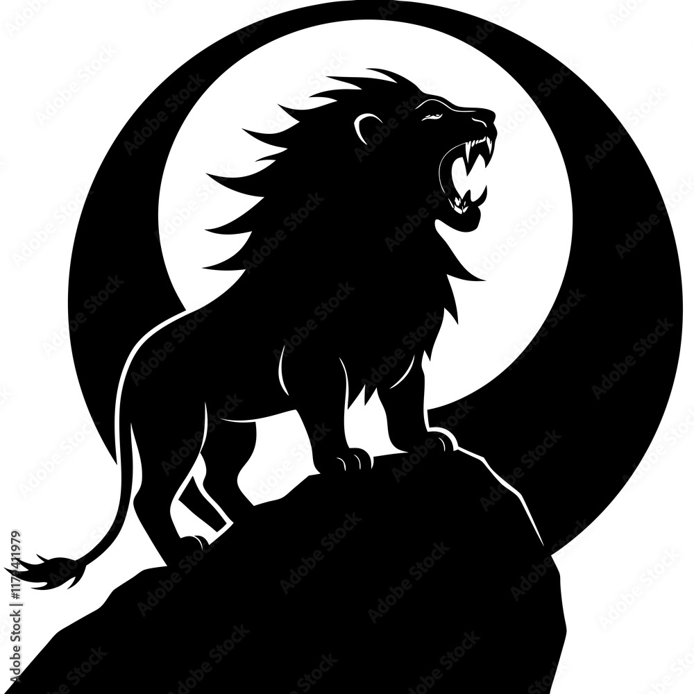 Obraz premium lion illustration