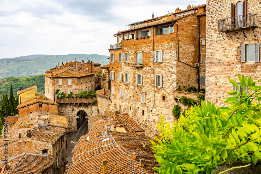 Beautiful Cityscape in Perugia, Umbria - Italy