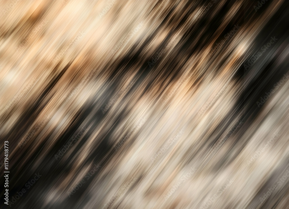 Abstract Motion Blur of Dramatic Earthy Tones Evoking Movement and Energy