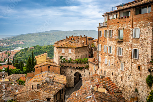 Beautiful Cityscape in Perugia, Umbria - Italy