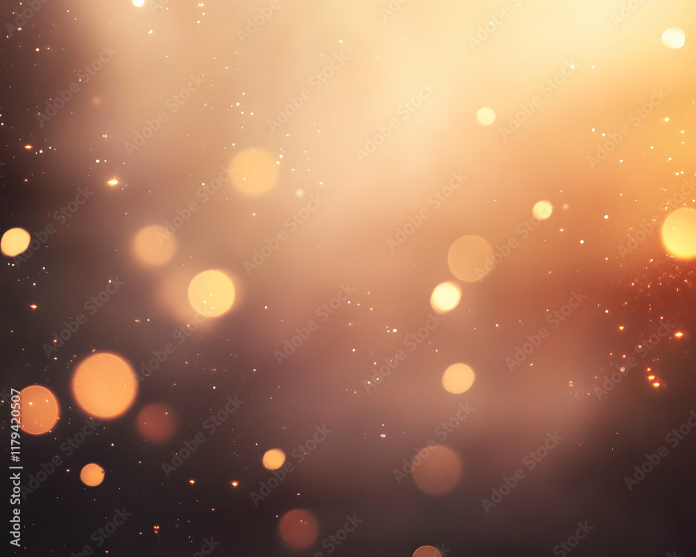 Warm Glowing Abstract Bokeh Lights with a Dreamy and Serene Atmosphere in Soft Focus Warm Glowing Abstract Bokeh Lights with a Dreamy and Serene Atmosphere in Soft Focus