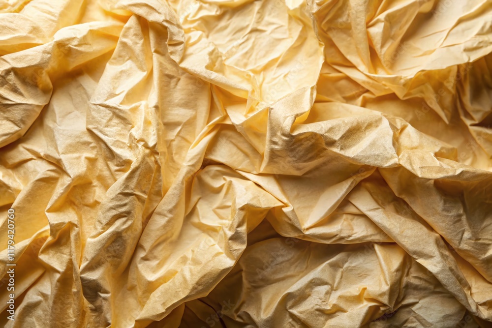 Crumpled Paper Texture Background: Abstract Wrinkled Paper Sheet Design Crumpled Paper Texture Background: Abstract Wrinkled Paper Sheet Design