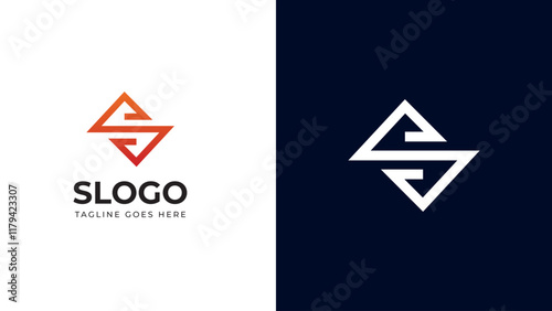 Abstract Initial Letter S Logo Free Download Abstract Initial Letter S Logo - GFXLoad