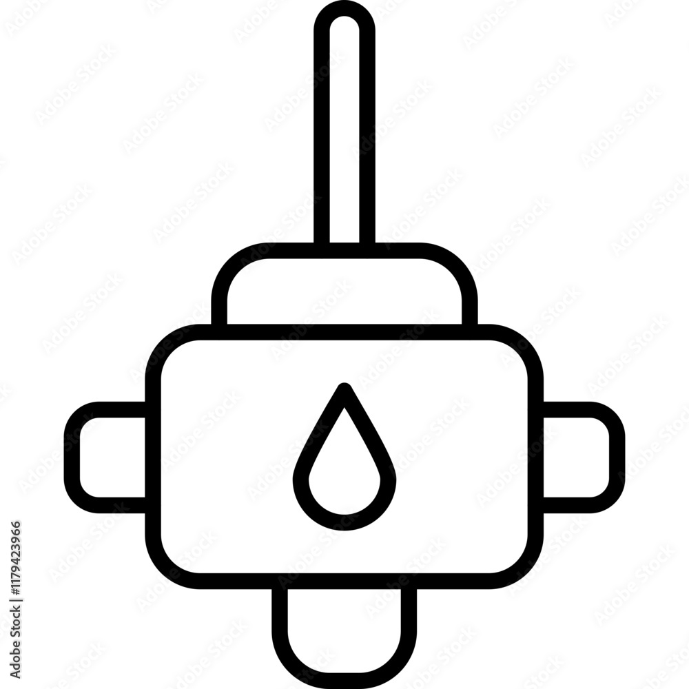 Obraz premium Pipe Icon