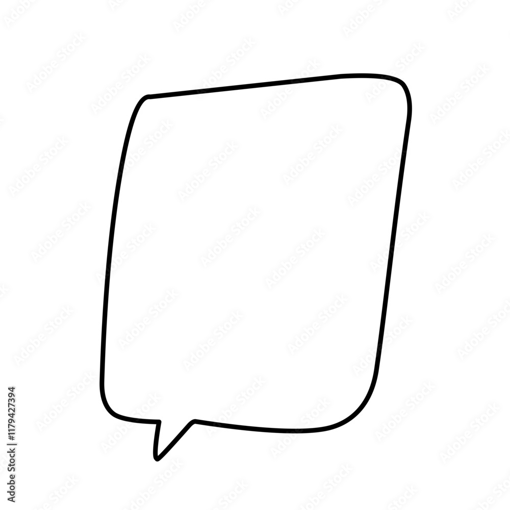 Speech Bubble Line Speech Bubble Line