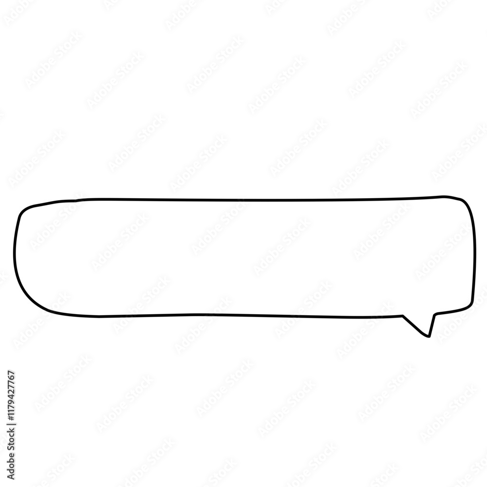 Speech Bubble Line Speech Bubble Line