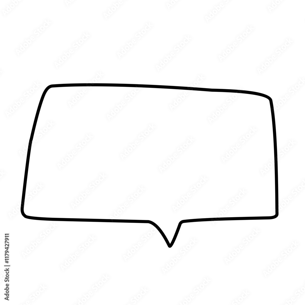 Speech Bubble Line Speech Bubble Line