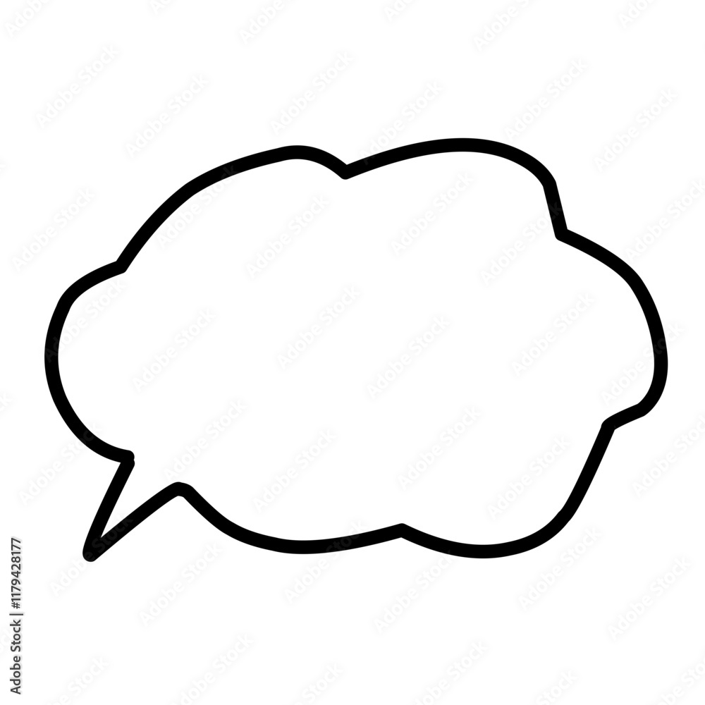 Speech Bubble Line Speech Bubble Line